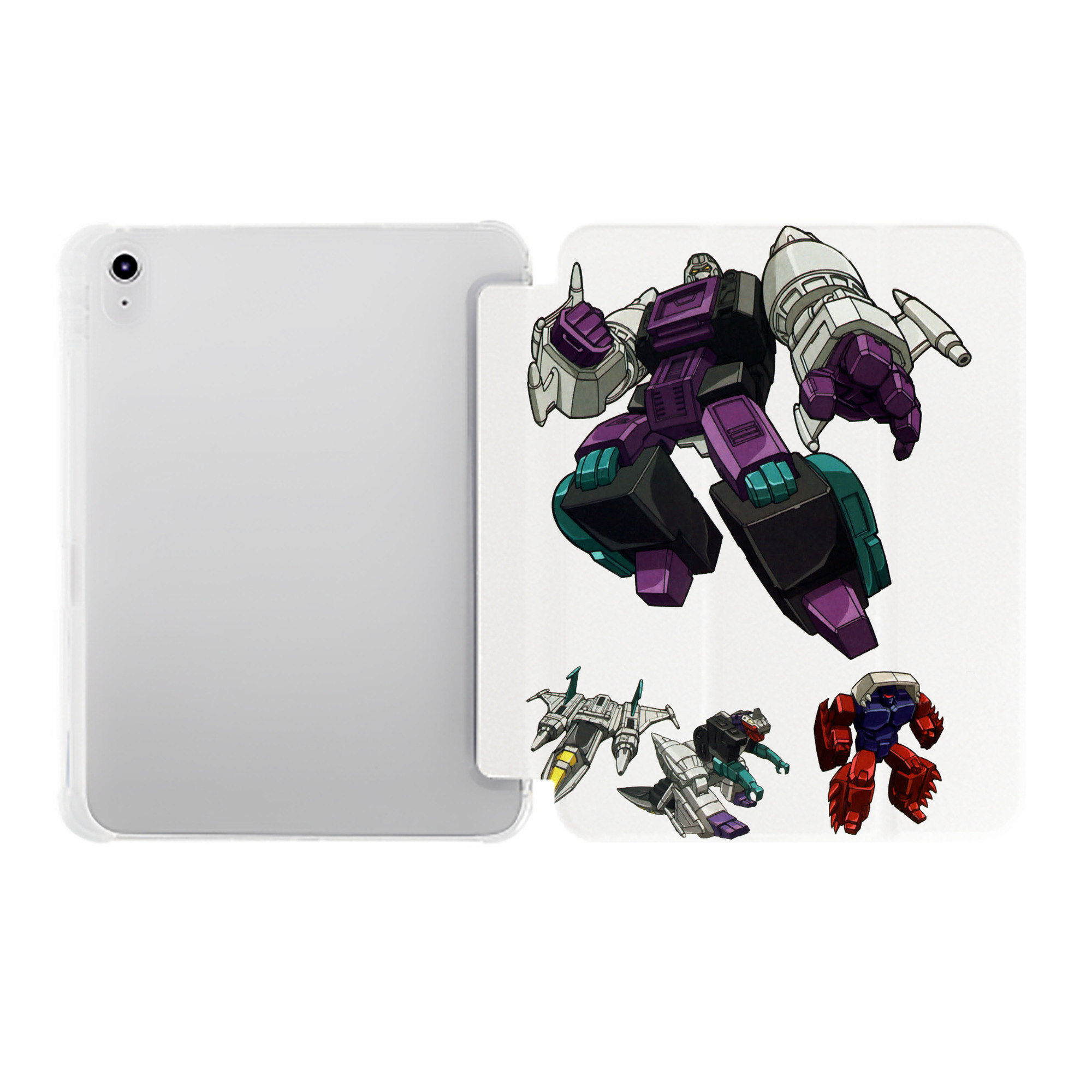（画像用）  IPad ケース ペン収納付き 三つ折りスタンド PUレザー×シリコン 対応機種9.5/10.5/10.9インチ